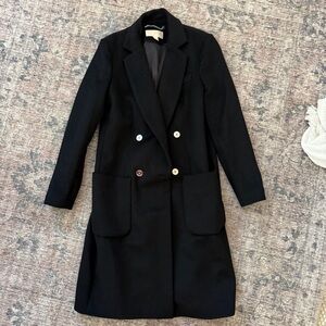 MICHAEL Michael Kors Black Double-Breasted Blazer Jacket